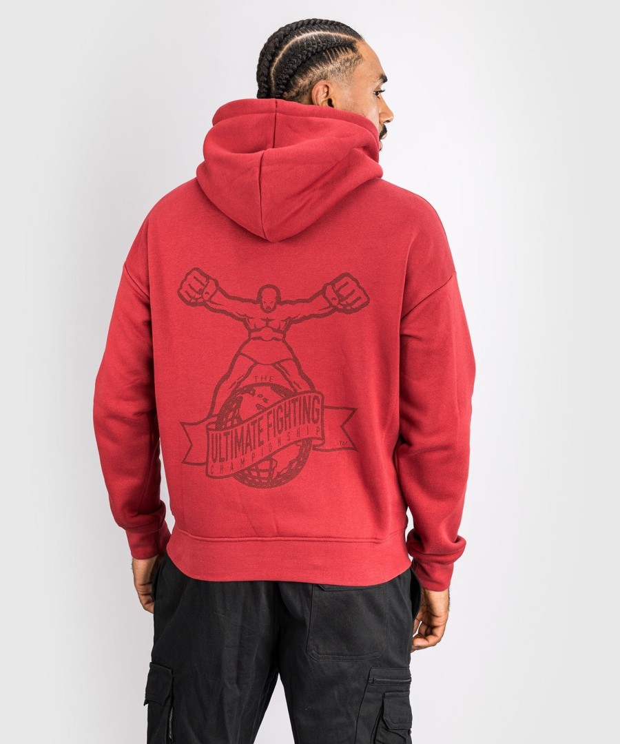 ufc by venum ulti-man hoodie - burgundy