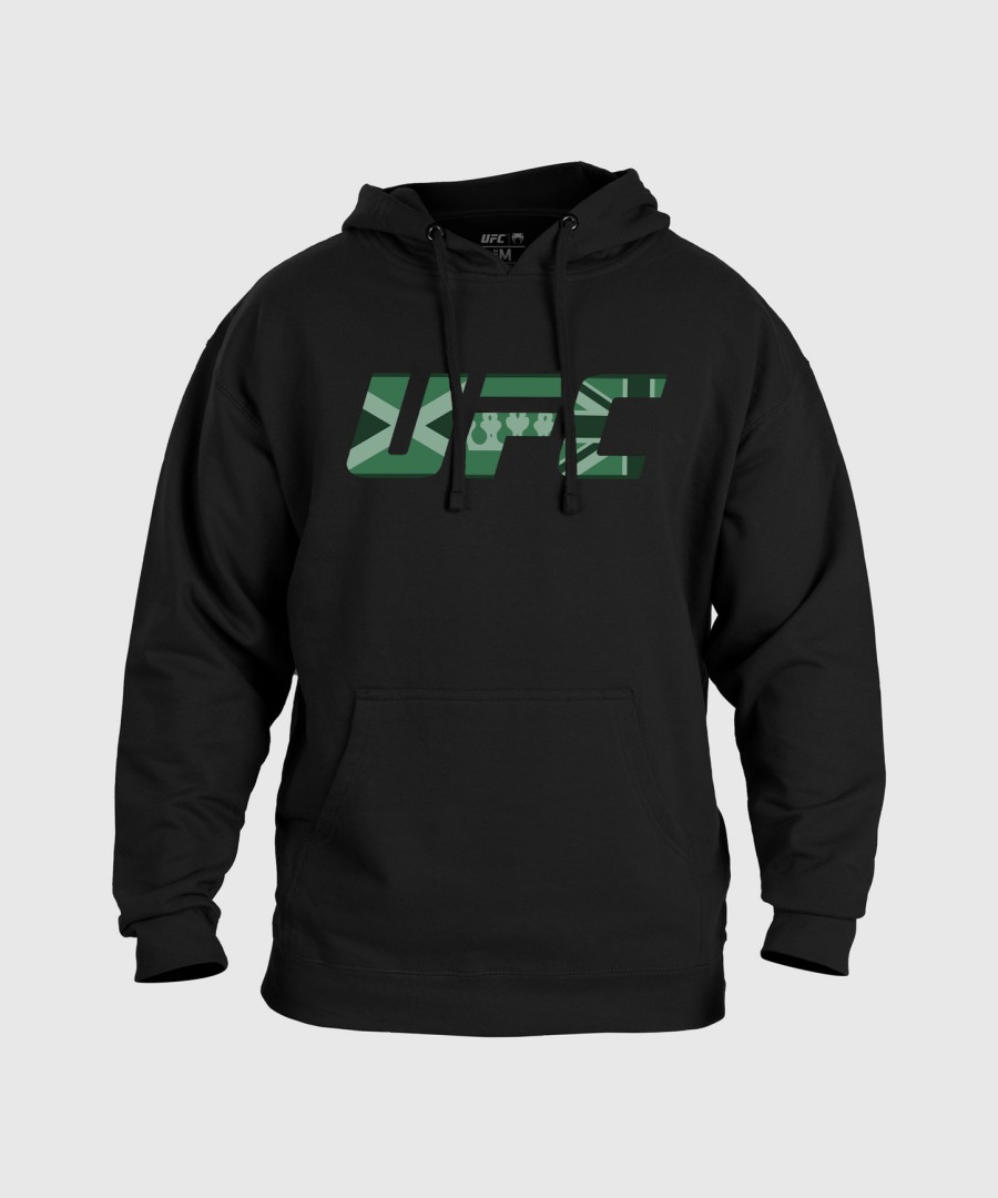 men ufc unrivaled by venum black leon edwards hoodie