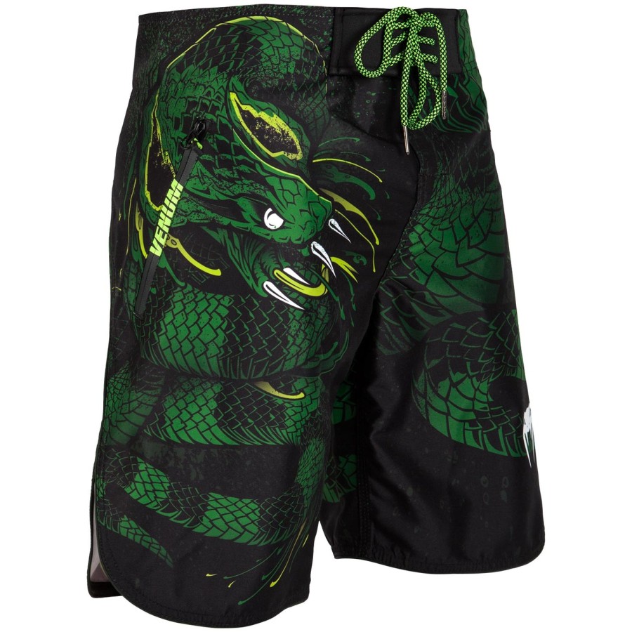 venum green viper boardshorts - blackgreen