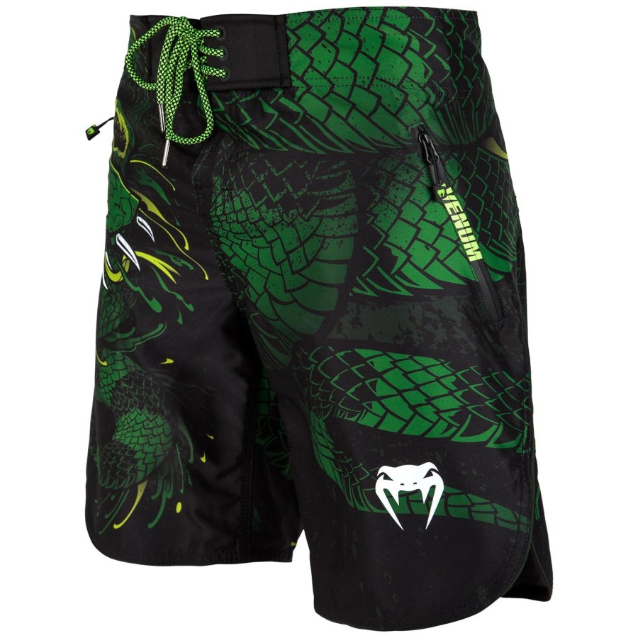 venum green viper boardshorts - blackgreen