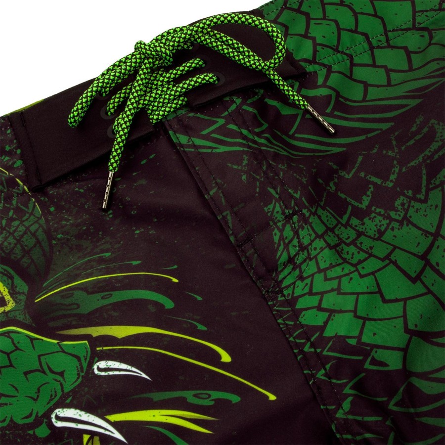 venum green viper boardshorts - blackgreen