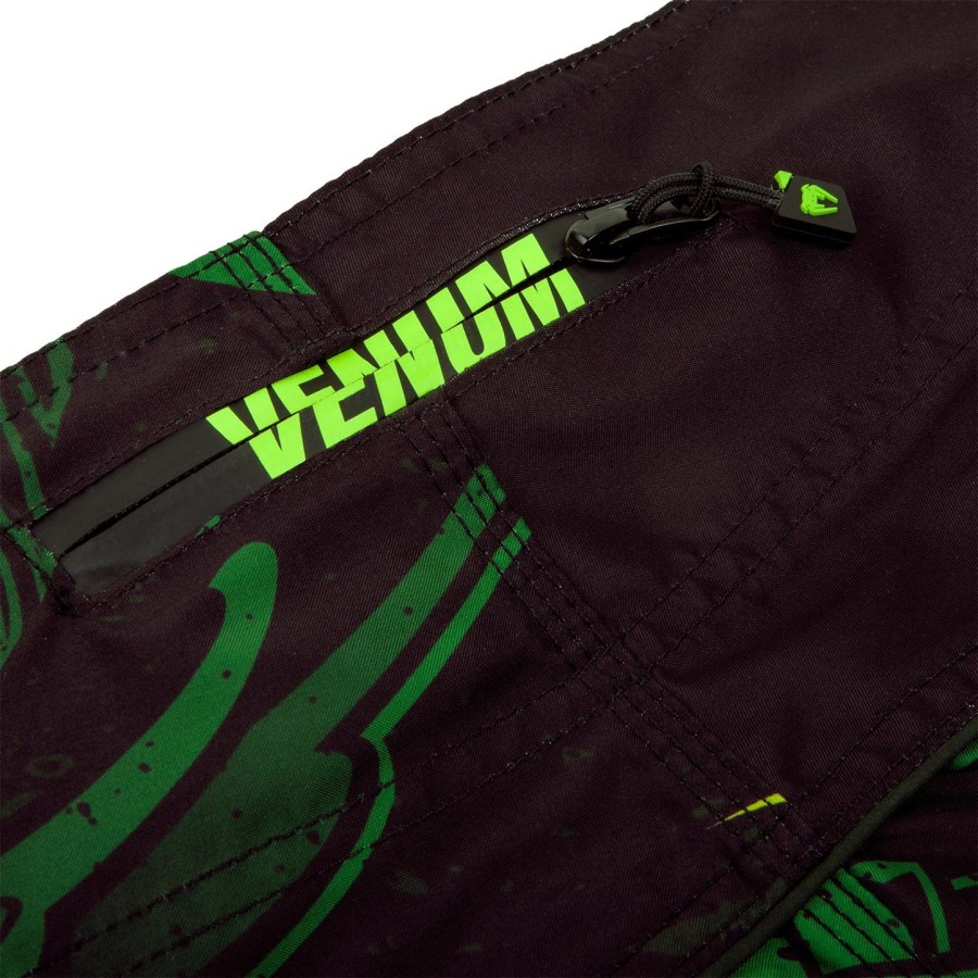 venum green viper boardshorts - blackgreen