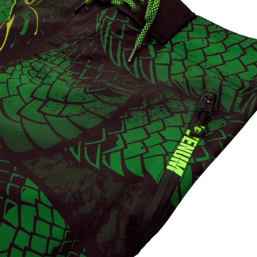 venum green viper boardshorts - blackgreen