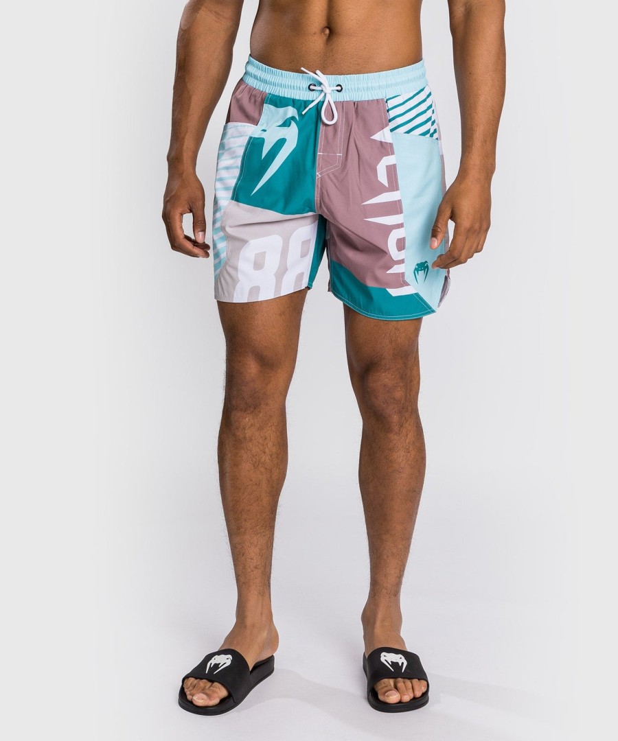 venum summer 88 boardshort - clearwatermozaic blue