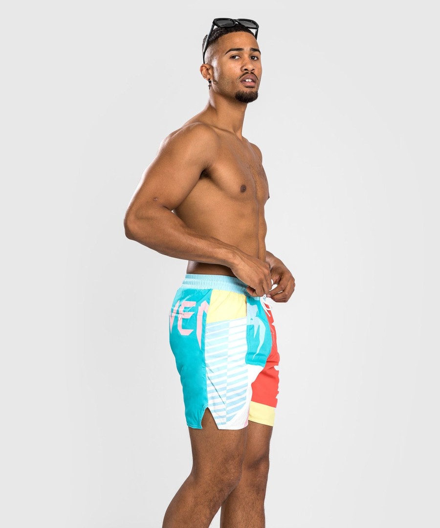 venum summer 88 boardshorts - clearwater blueflame red