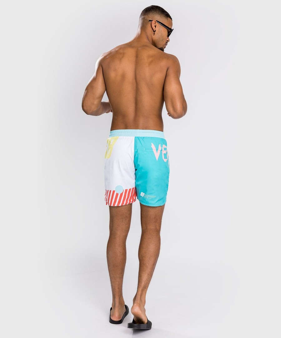 venum summer 88 boardshorts - clearwater blueflame red