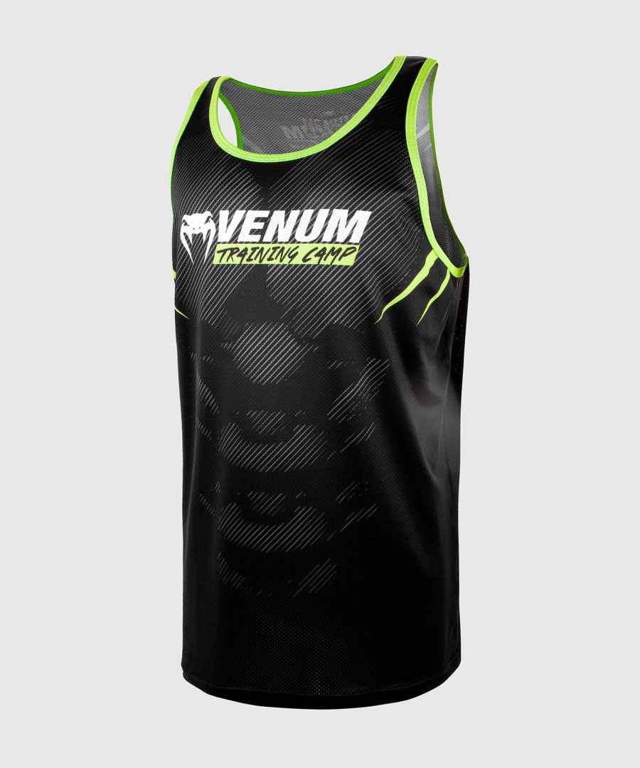 venum training camp 2.0 tank top - blackneo yellow