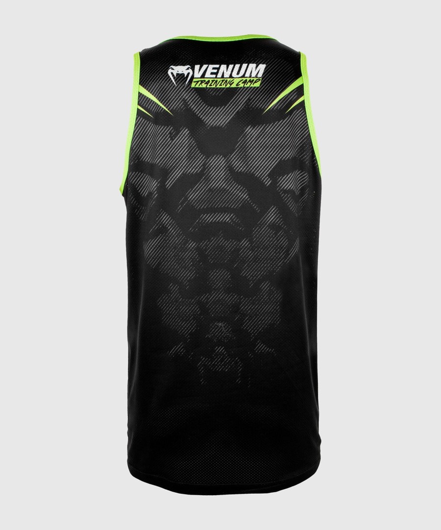 venum training camp 2.0 tank top - blackneo yellow