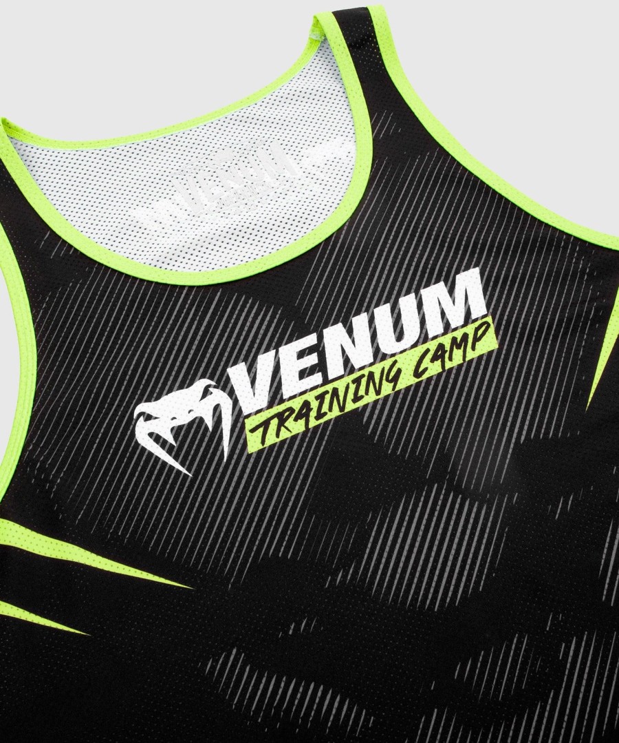 venum training camp 2.0 tank top - blackneo yellow