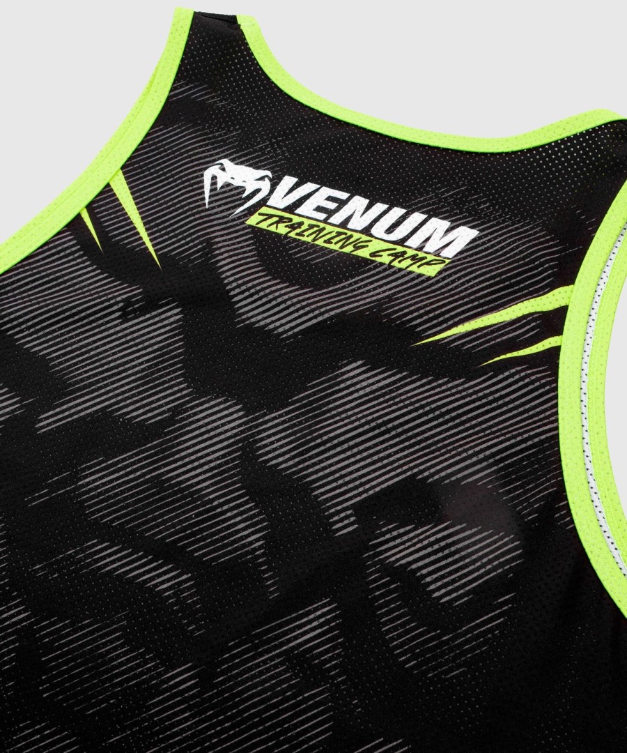 venum training camp 2.0 tank top - blackneo yellow