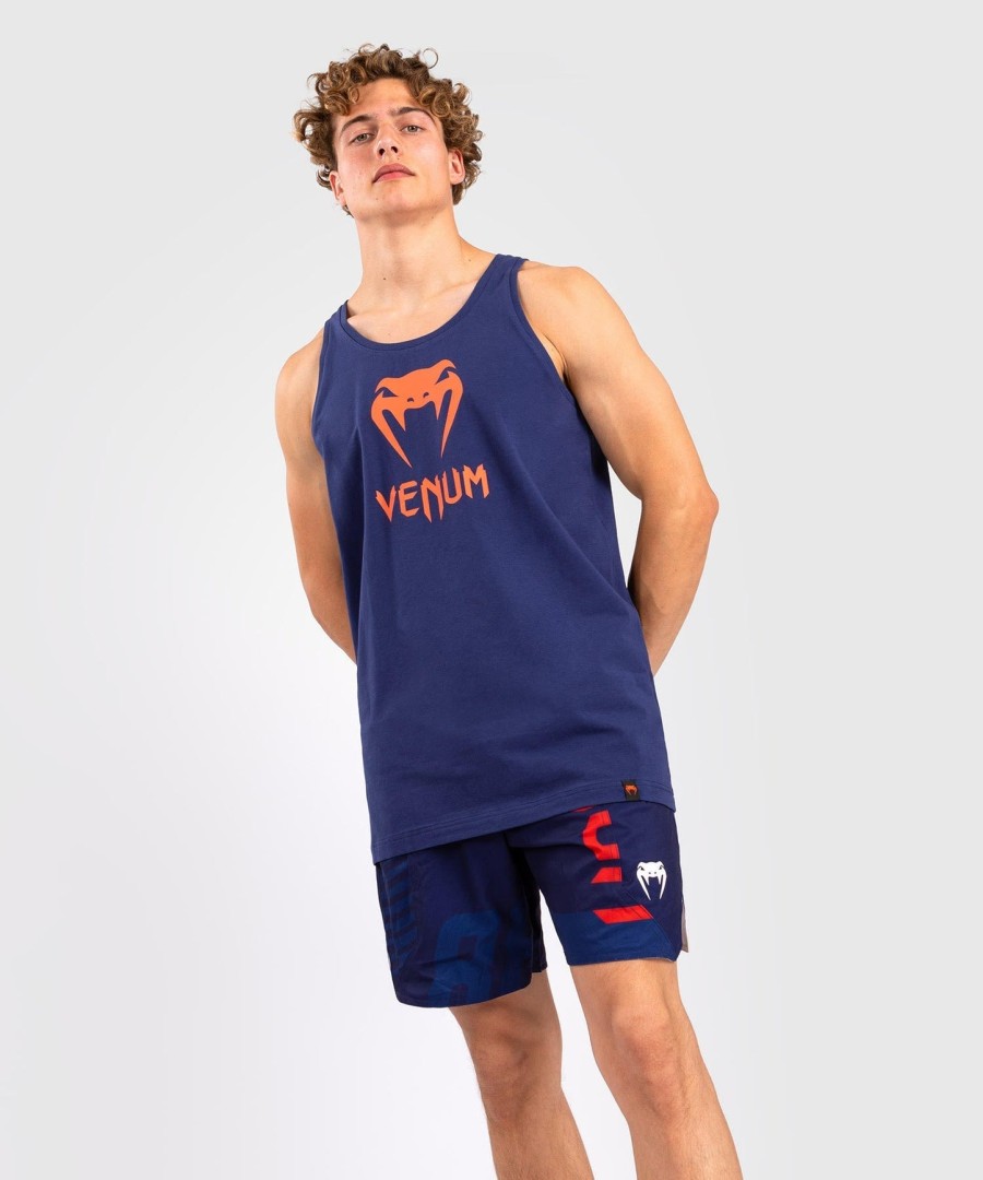 venum classic tank top - navy blueorange