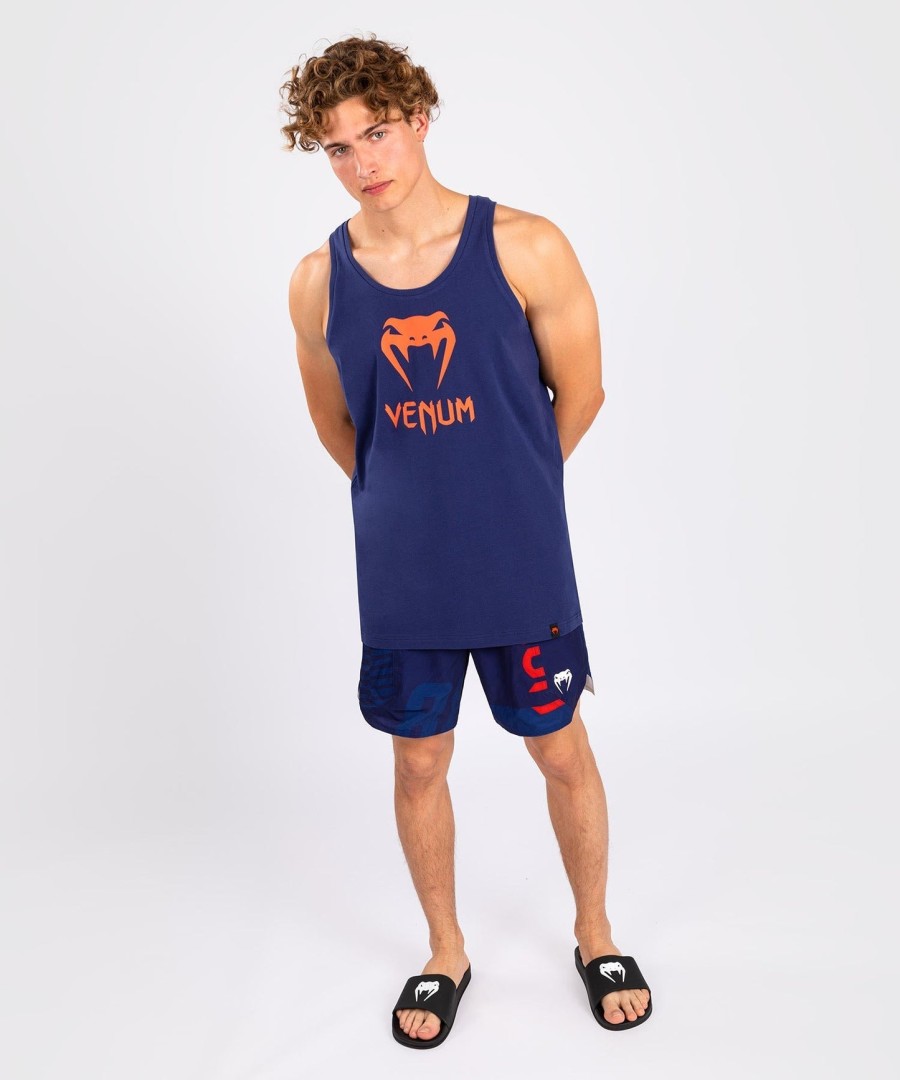 venum classic tank top - navy blueorange