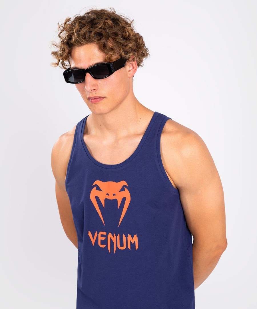 venum classic tank top - navy blueorange