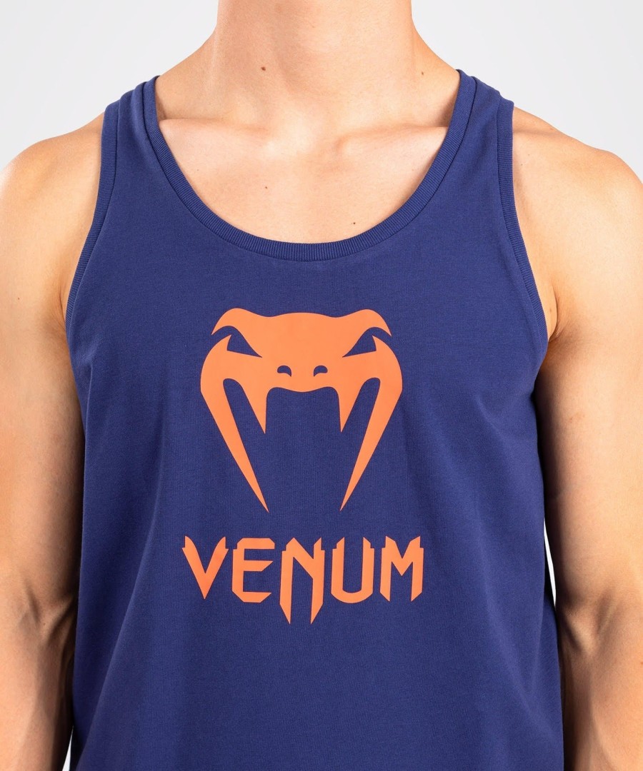 venum classic tank top - navy blueorange