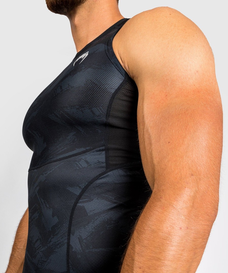 venum electron 3.0 rashguard - sleeveless - black