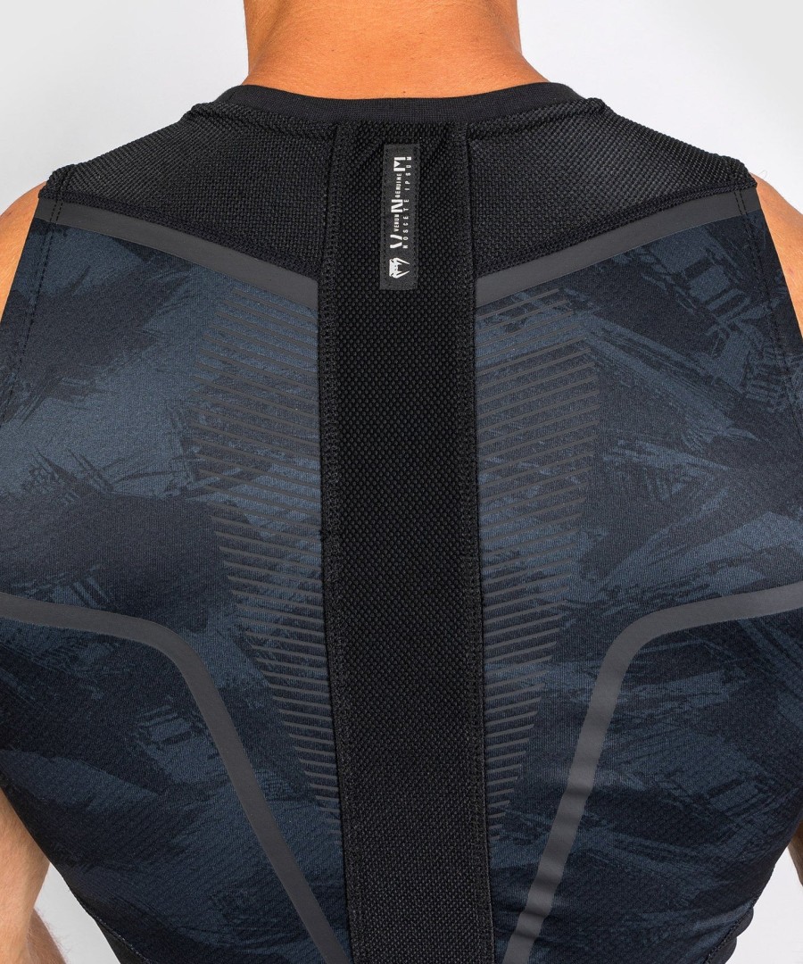 venum electron 3.0 rashguard - sleeveless - black