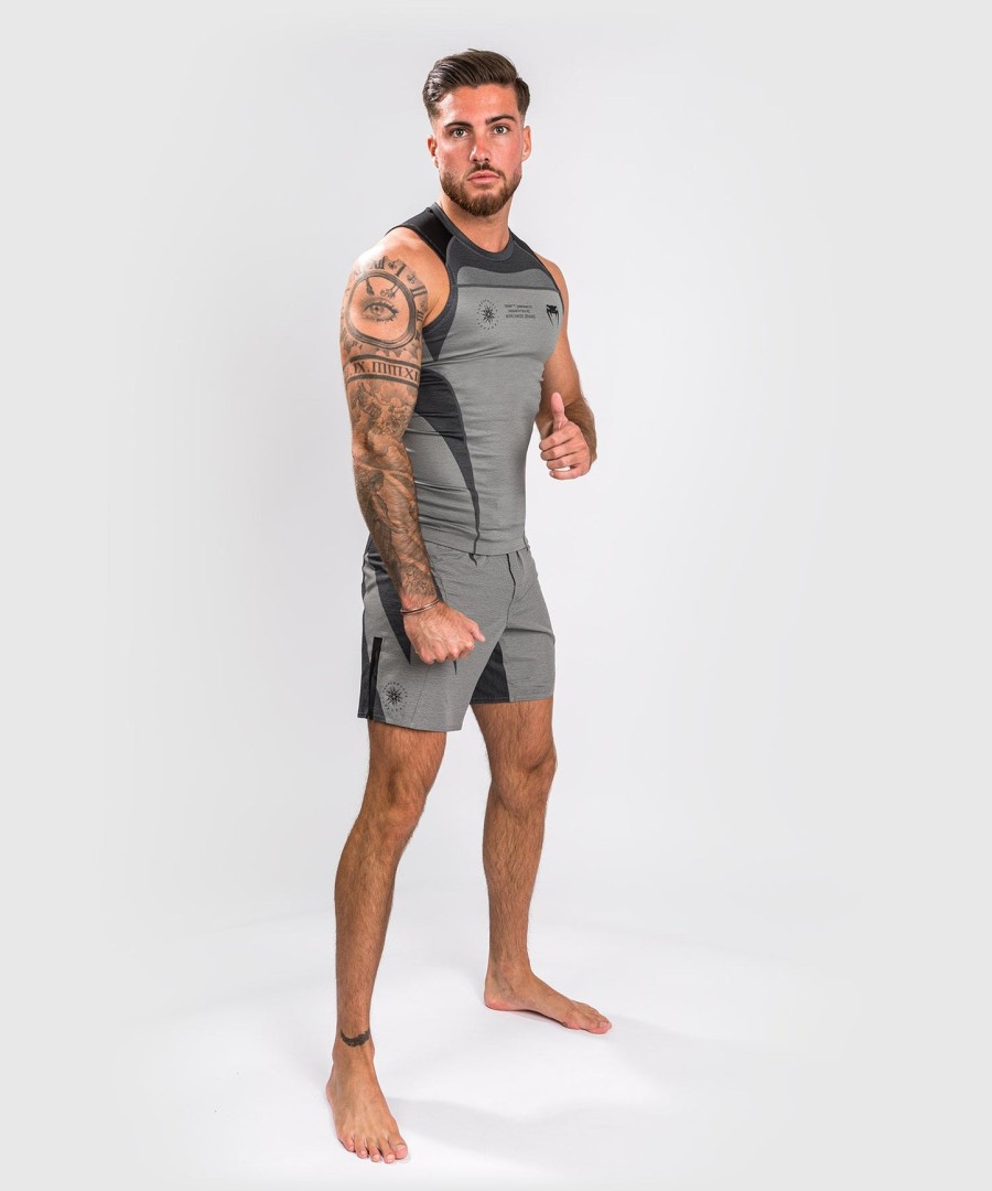 venum stone rashguard sleeveless - mineral green