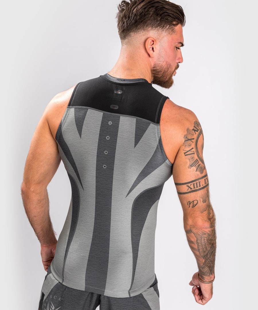 venum stone rashguard sleeveless - mineral green