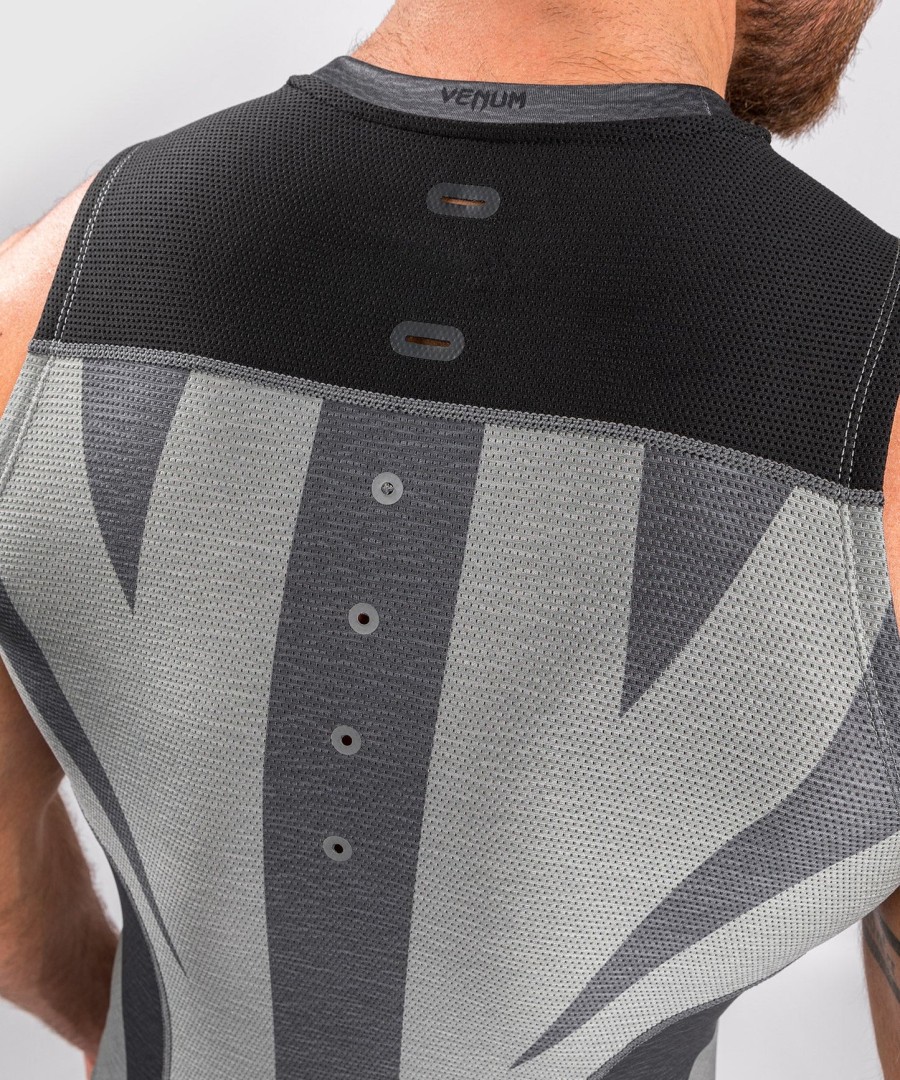 venum stone rashguard sleeveless - mineral green