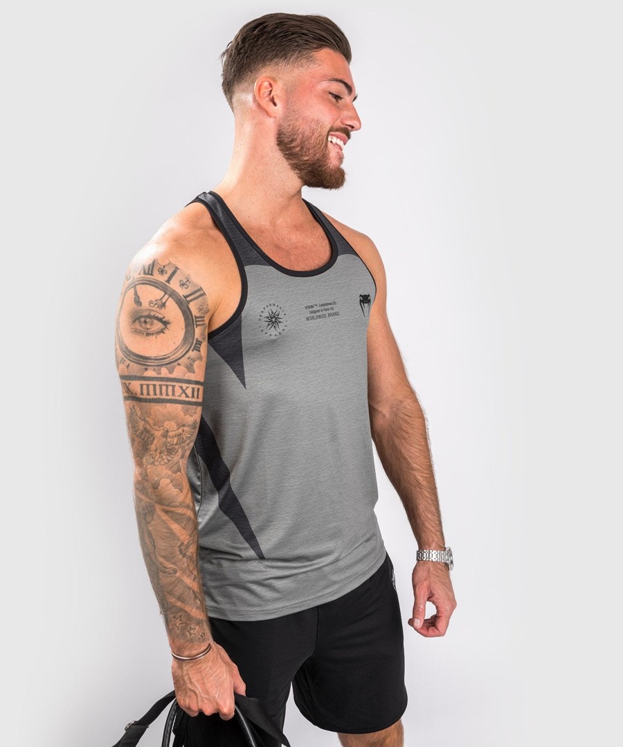 venum stone dry tech tank top - mineral green