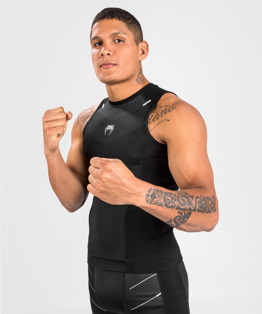 venum rashguard sleevless biomecha - blackgrey