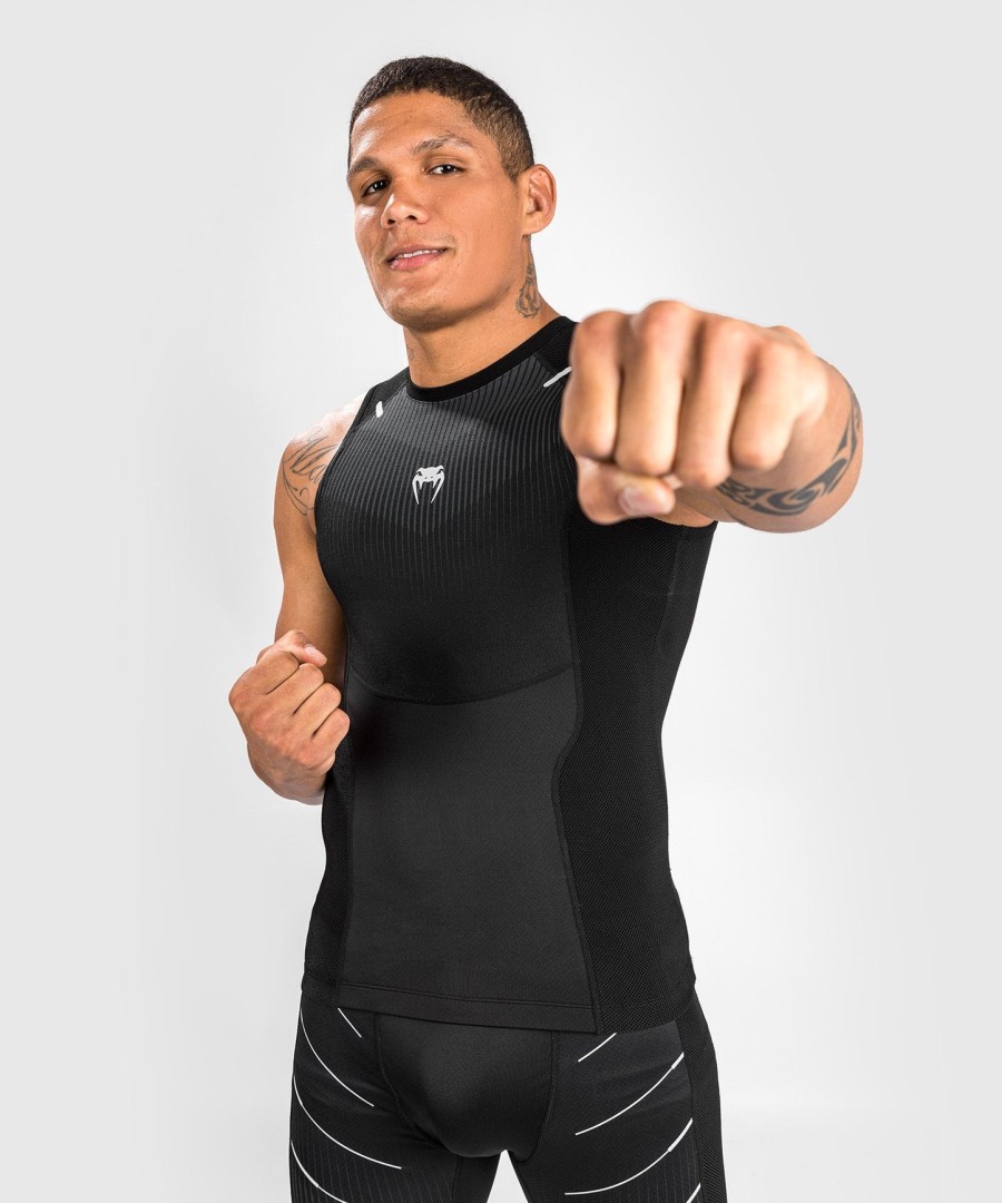 venum rashguard sleevless biomecha - blackgrey