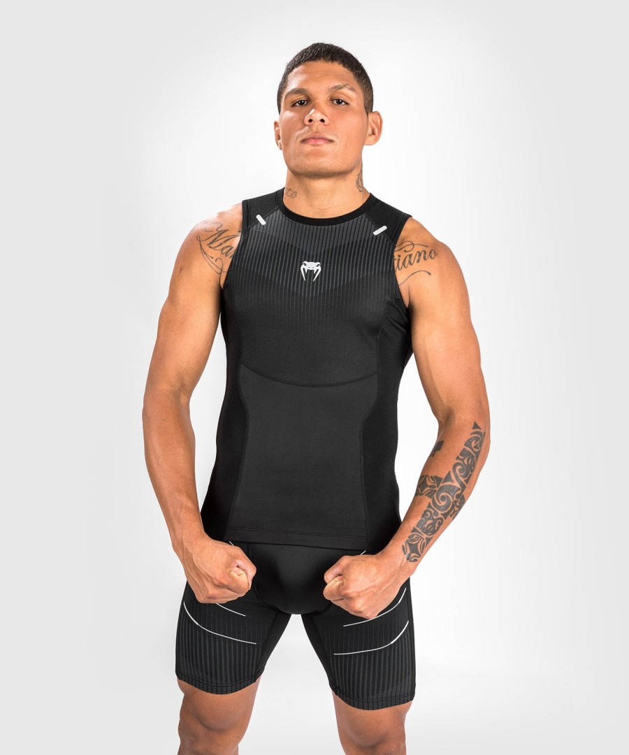 venum rashguard sleevless biomecha - blackgrey