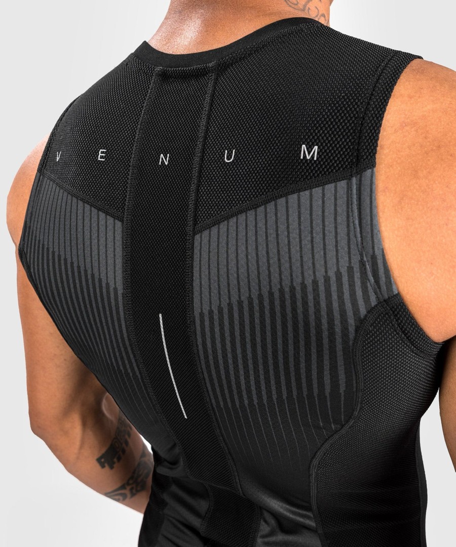 venum rashguard sleevless biomecha - blackgrey