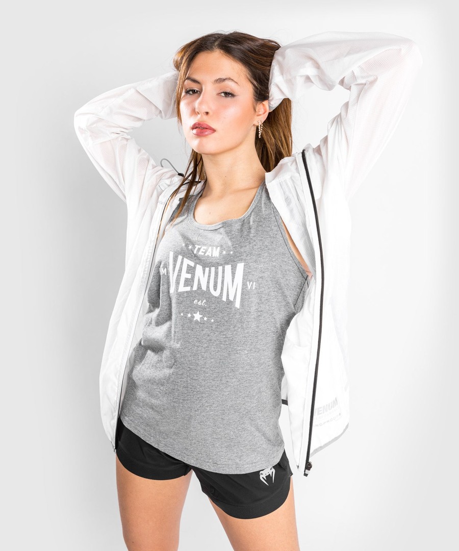 venum team 2.0 tank top - for women - light heather grey