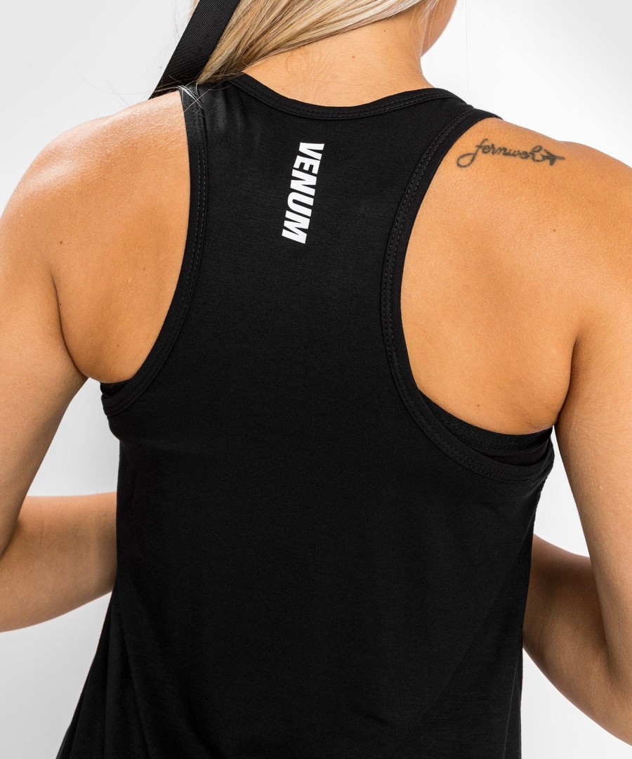 venum essential women racer back tank top - black