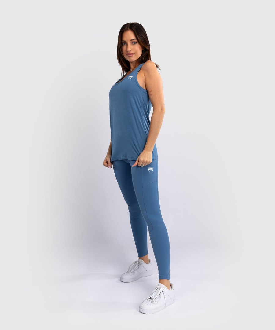 venum essential women tank top - storm blue