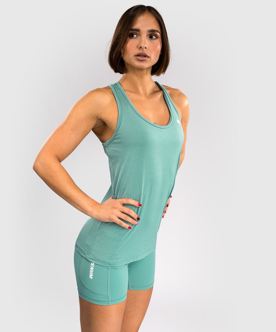 venum essential women tank top - aqua green