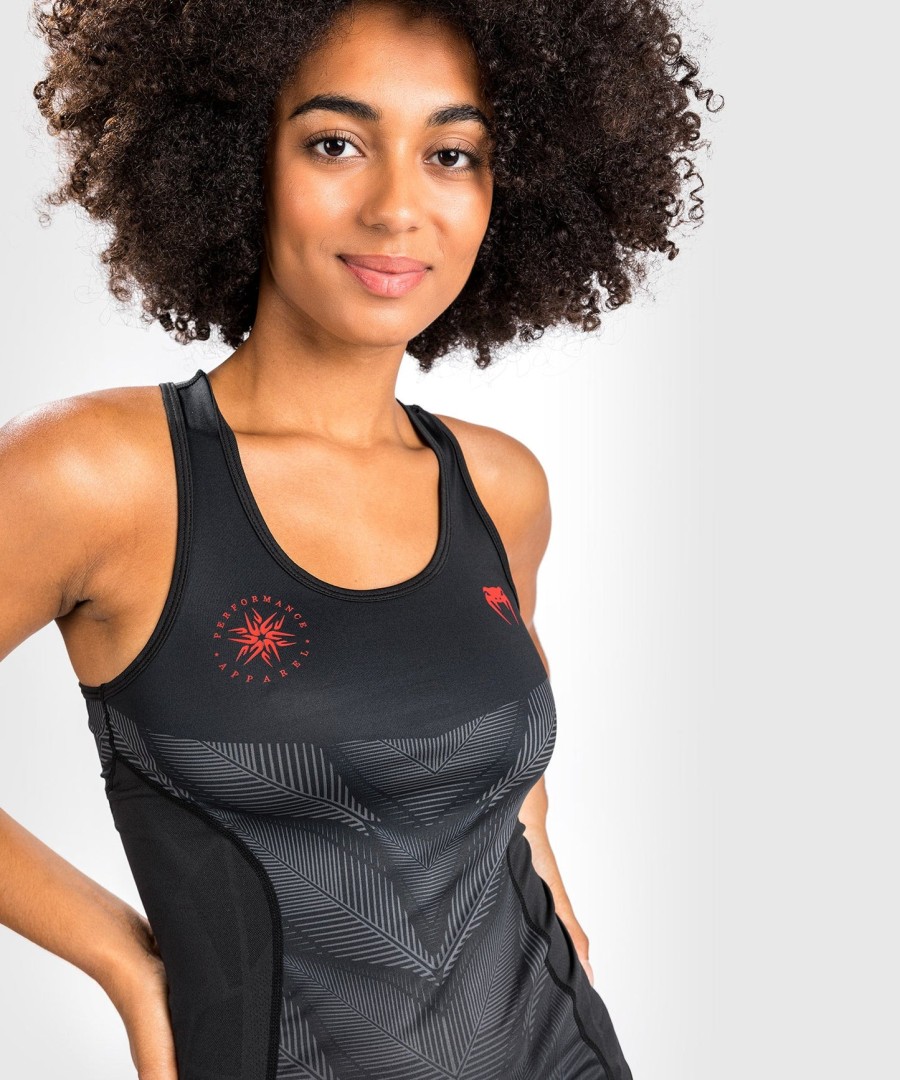 venum phantom dry tech tank top - for women - blackred