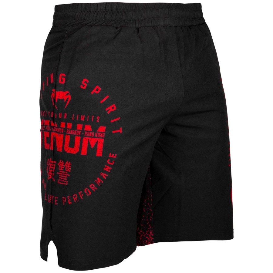 venum signature training shorts - blackred