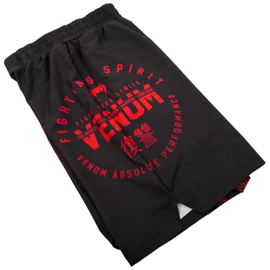 venum signature training shorts - blackred