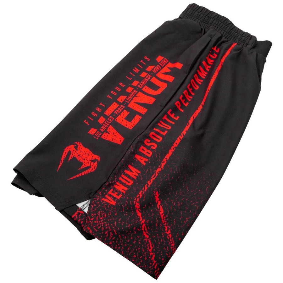 venum signature training shorts - blackred