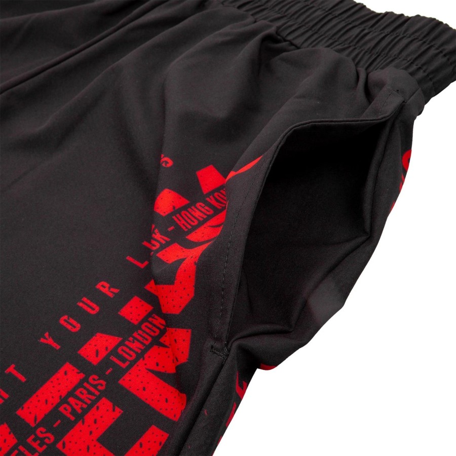 venum signature training shorts - blackred