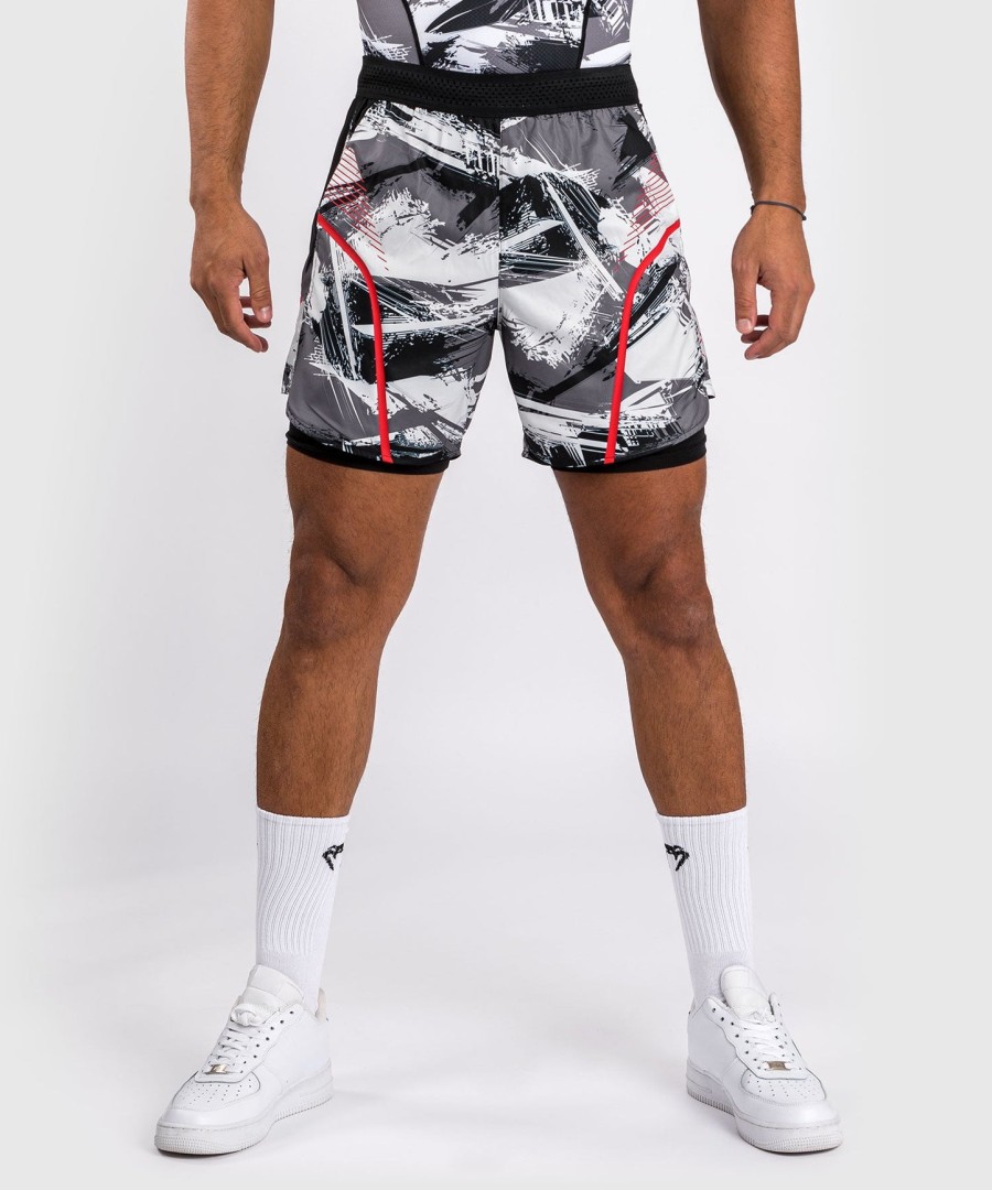 venum electron 3.0 training shorts - greyred