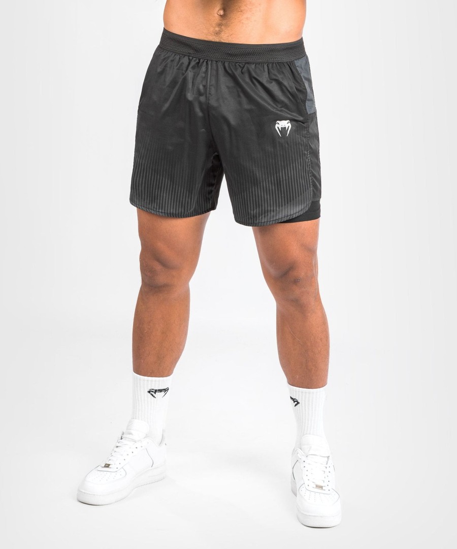 venum biomecha 2-in-1 training shorts - blackgrey