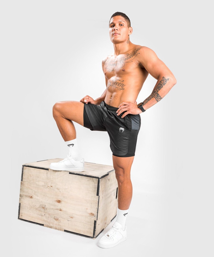 venum biomecha 2-in-1 training shorts - blackgrey