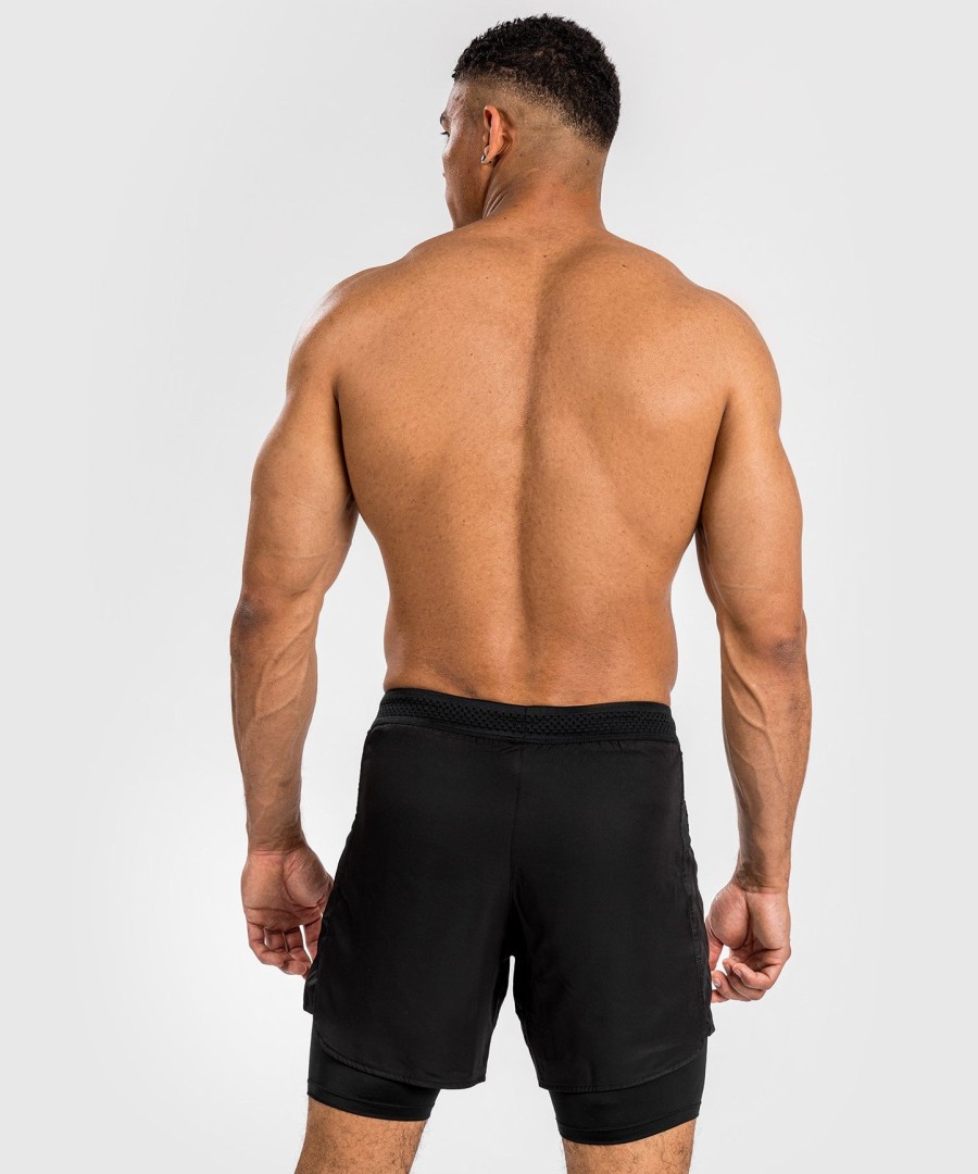 venum attack men fight shorts - black