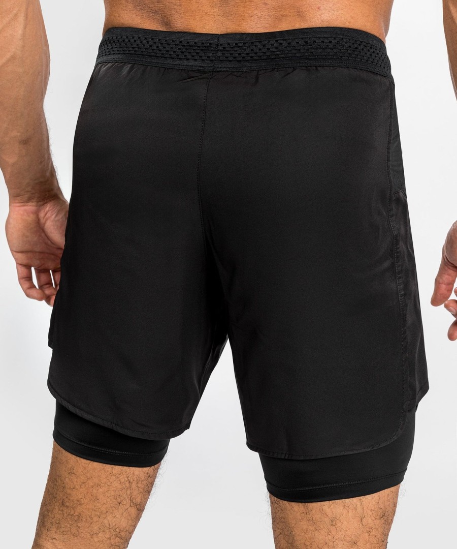 venum attack men fight shorts - black