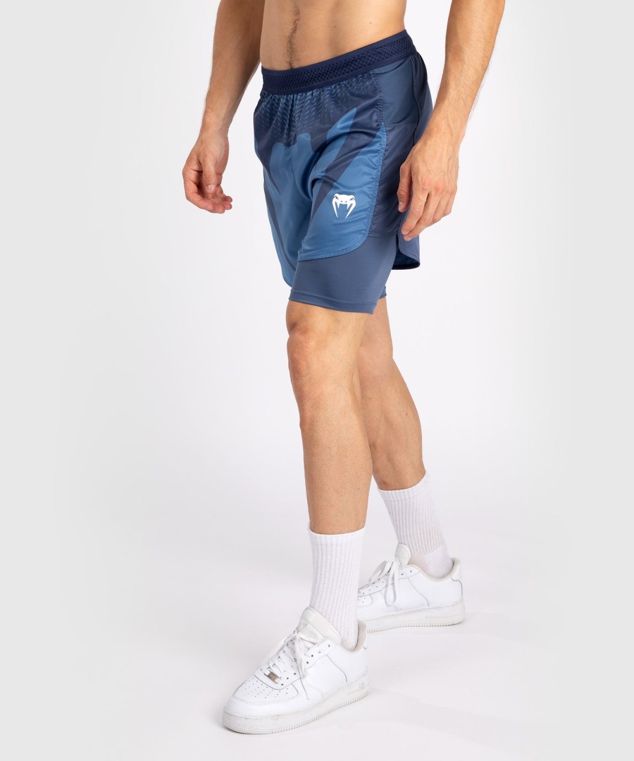 venum attack men fight shorts - navy blue