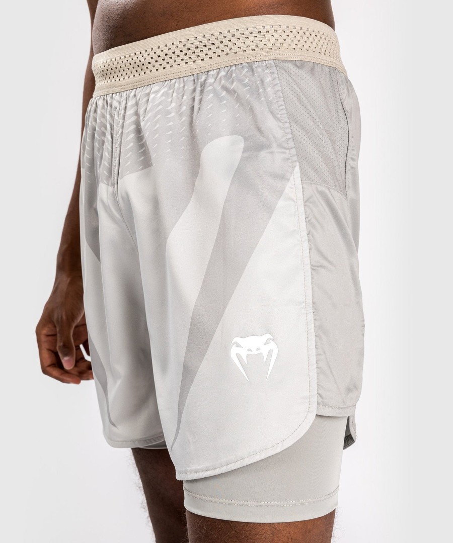 venum attack men fight shorts - sand
