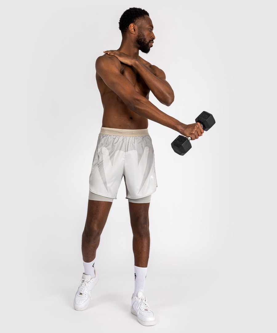 venum attack men fight shorts - sand