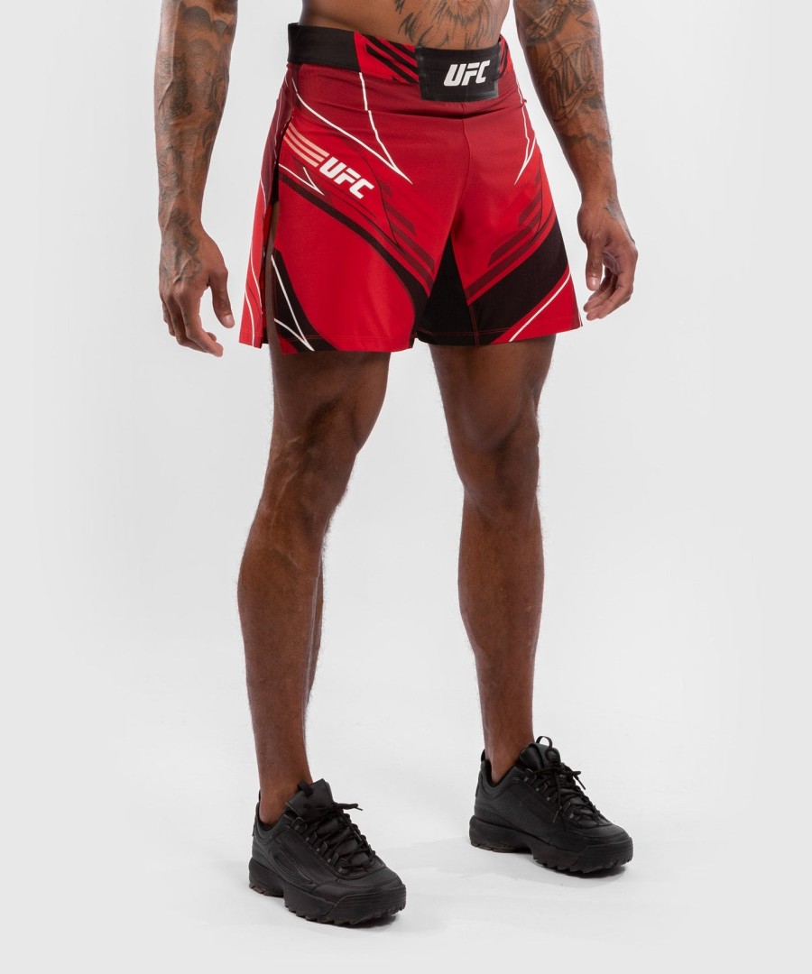 ufc venum authentic fight night men gladiator shorts - red