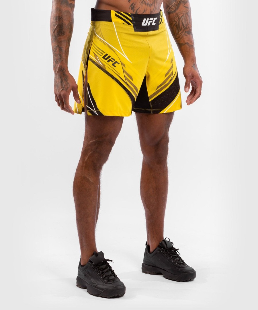 ufc venum authentic fight night men gladiator shorts - yellow