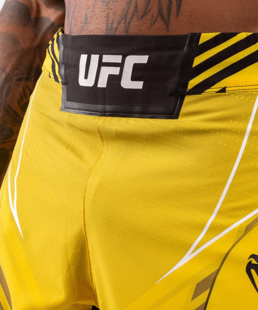 ufc venum authentic fight night men gladiator shorts - yellow