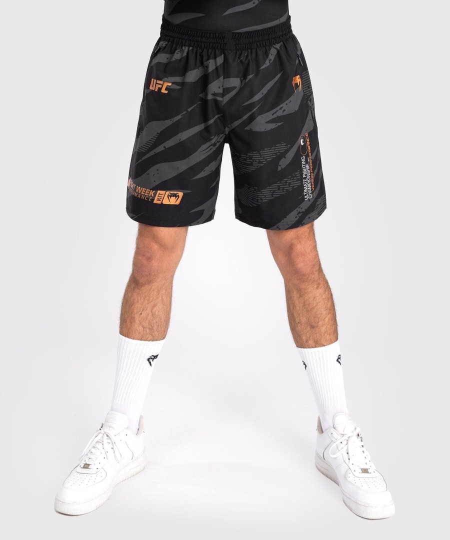 ufc adrenaline by venum fight week performance men shorts - urban camo