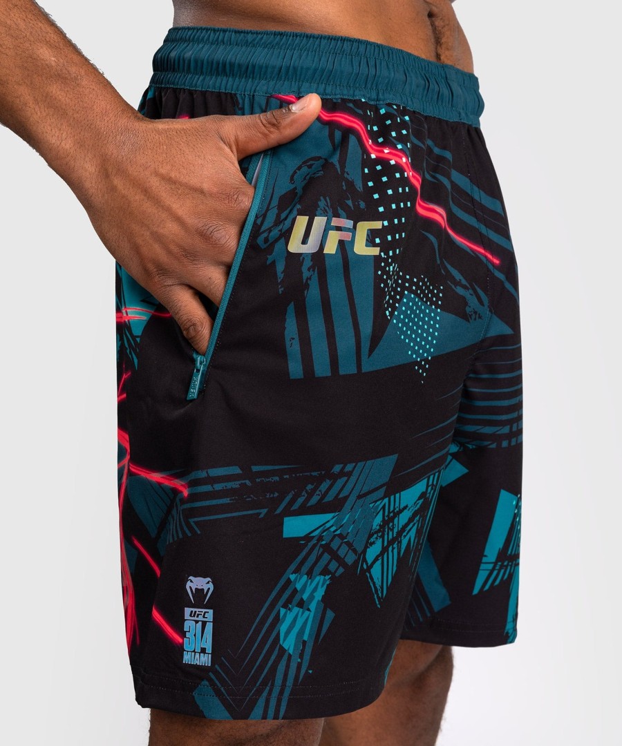 ufc fusion by venum miami edition fight week men performance shorts - black